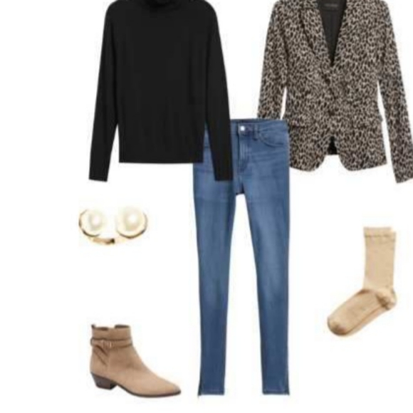 BR Animal Print Blazer - Picture 4 of 6